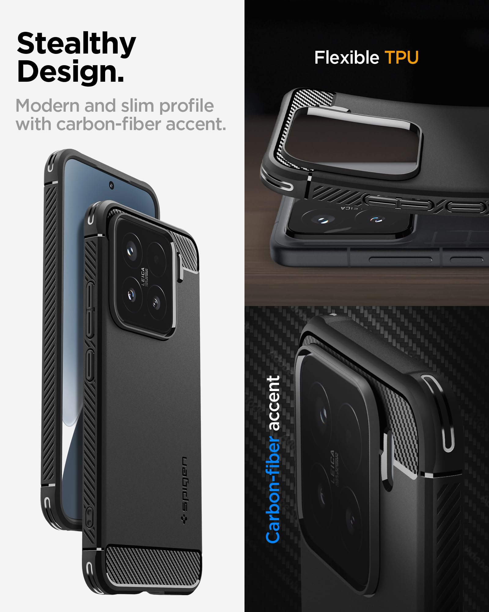 Amazon.com: Spigen Rugged Armor Designed for Xiaomi 15 Case (2025